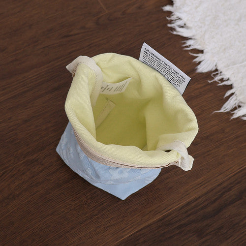 Aeiou Basic Pouch (M size) Jelly Flower Blue Aeiou  DKshop