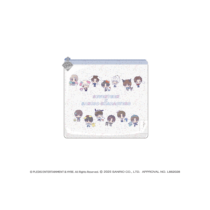 [PRE-ORDER] SEVENTEEN - [SEVENTEEN X SANRIO] Flat Pouch SEVENTEEN  DKshop