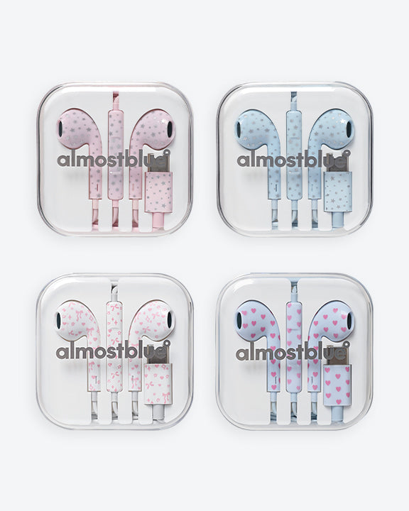 Almost Blue SNOW EARPHONES Almost Blue  DKshop
