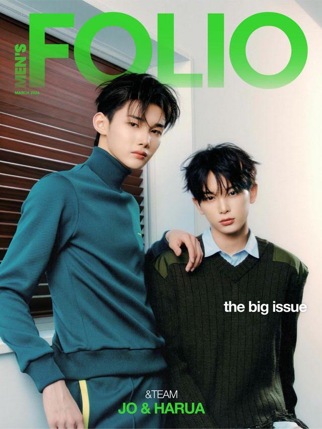 [PRE-ORDER] MEN'S FOLIO SINGAPORE MAGAZINE 2026.03 (COVER : &TEAM JO & HARUA) BTS  DKshop