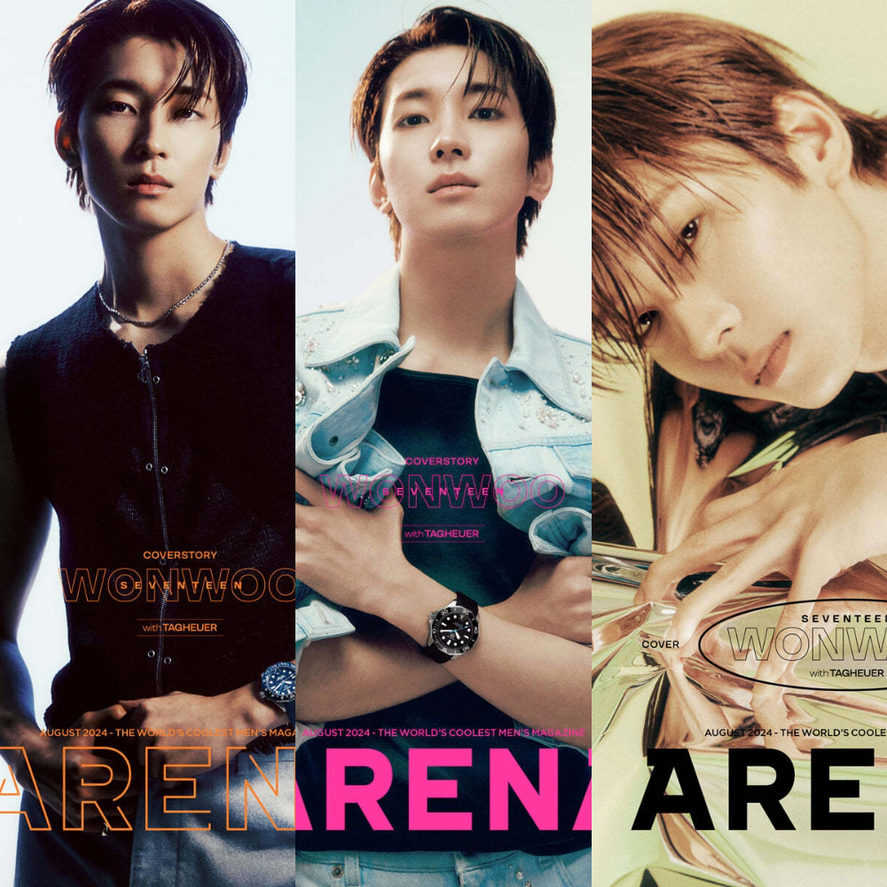 ARENA HOMME+ KOREA MAGAZINE 2024.08 (COVER : SEVENTEEN WONWOO)