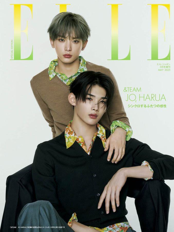 [PRE-ORDER] ELLE JAPAN MAGAZINE 2025.05 (COVER : &TEAM JO & HARUA)