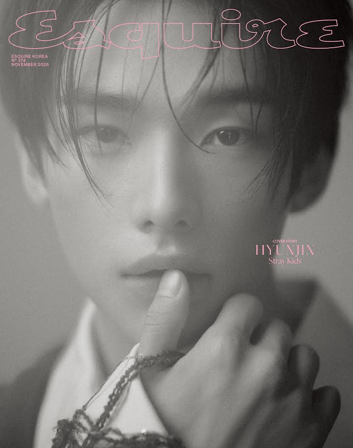 [PRE-ORDER] ESQUIRE KOREA MAGAZINE 2026.11 (COVER : Stray Kids HYUNJIN) Hearts2Hearts  DKshop
