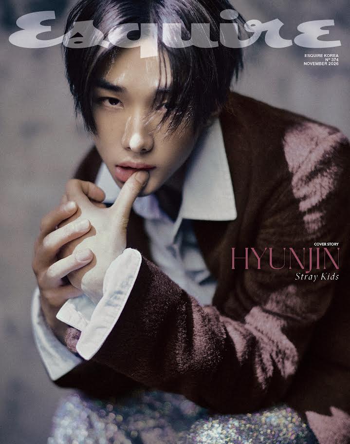 [PRE-ORDER] ESQUIRE KOREA MAGAZINE 2026.11 (COVER : Stray Kids HYUNJIN) Hearts2Hearts  DKshop