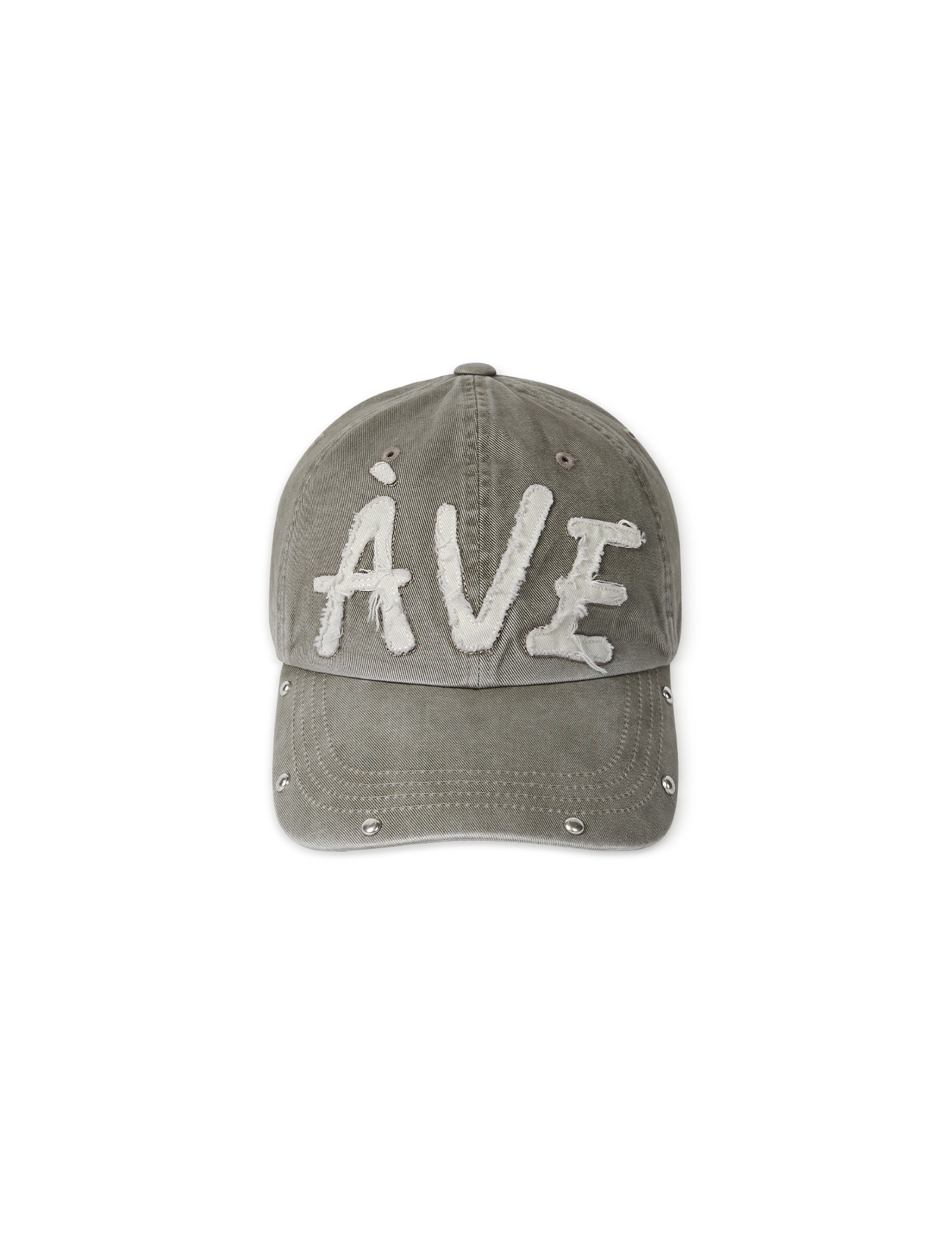 Avie muah Applique Vintage Rivet Ballcap Avie muah  DKshop