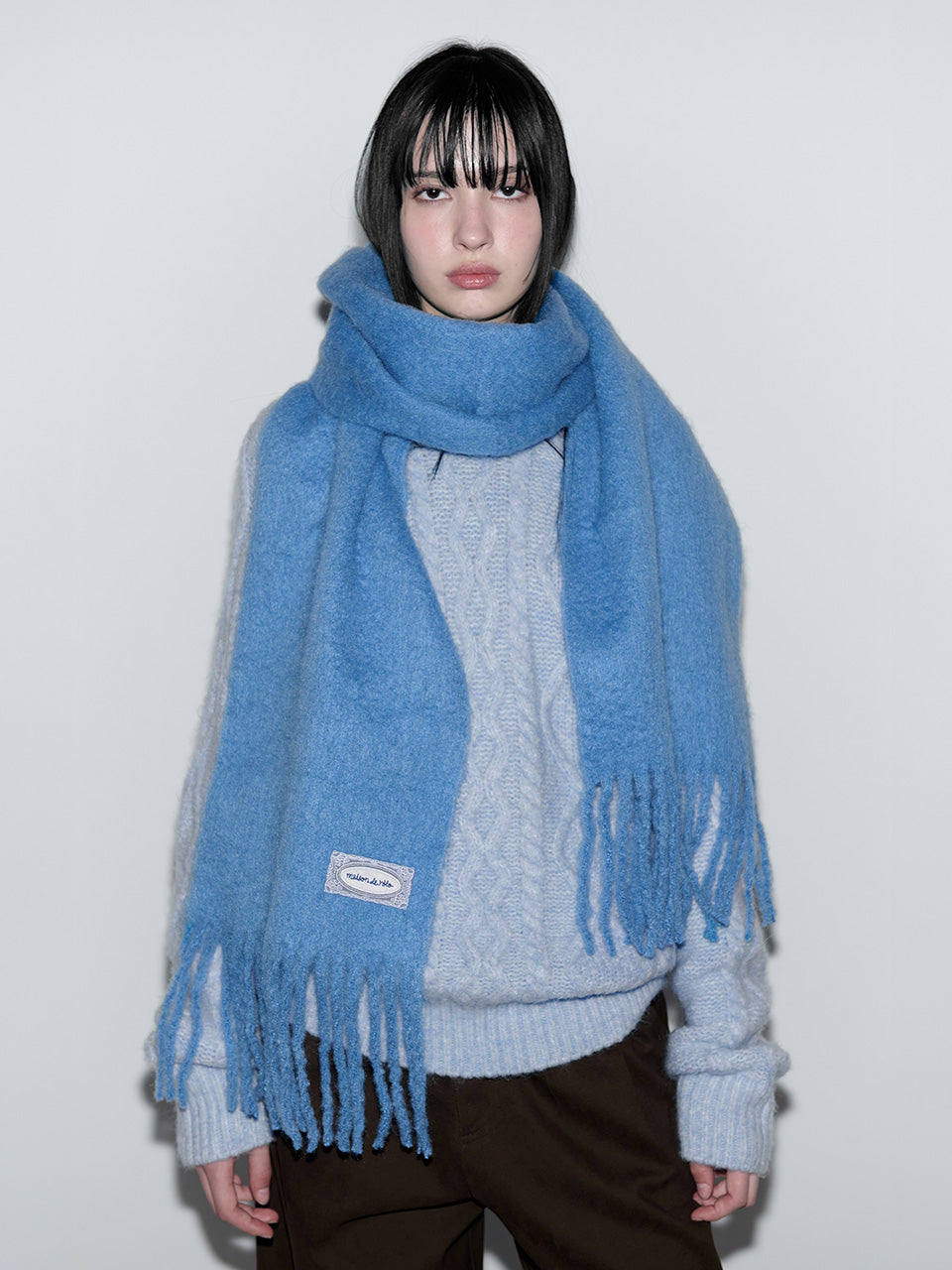 rolarola LACE LABEL HAIRY MUFFLER (Seventeen DK WAER) rolarola  DKshop