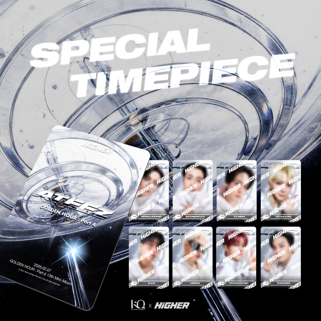 ATEEZ - GOLDEN HOUR : Part.4 NASA SPECIAL SELFIE PHOTO CARD PACKAGE ATEEZ  DKshop