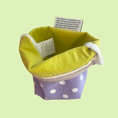 Aeiou Basic Pouch (M size) Bubble Grape Aeiou  DKshop
