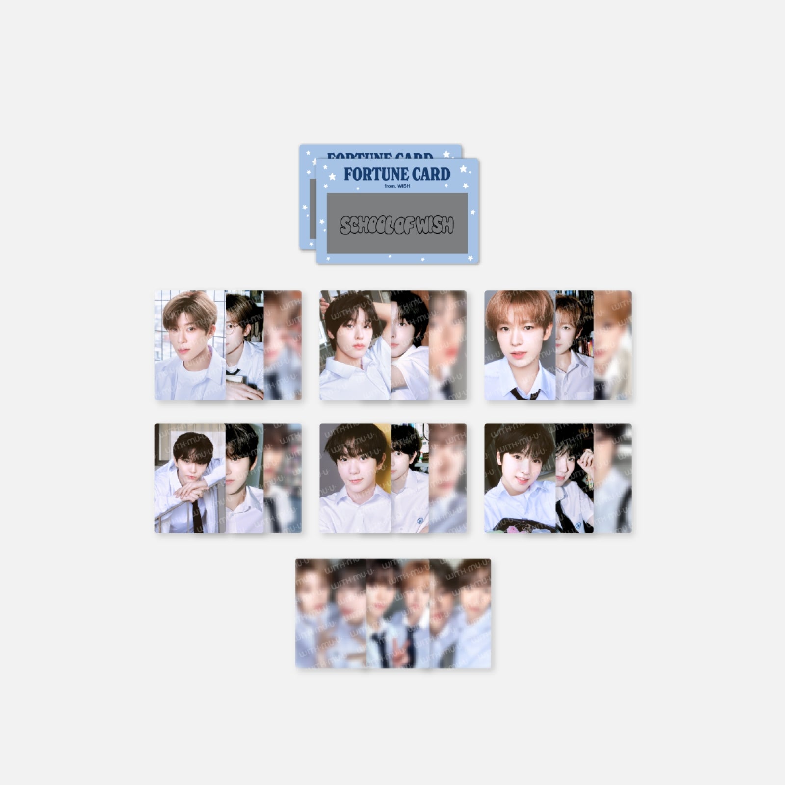 [SCHOOL of WISH] NCT WISH - FORTUNE SCRATCH CARD SET