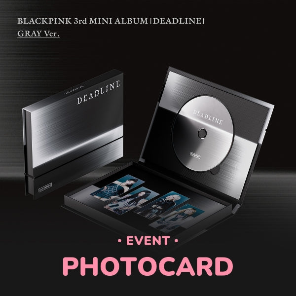 [POB Selectable] [PRE-ORDER] BLACKPINK - 3rd Mini Album DEADLINE (GRAY Ver.) BLACKPINK  DKshop