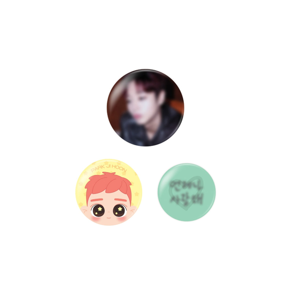 [PRE-ORDER] PARK JI HOON - [2026 ASIA FANCON [RE:FLECT] ENCORE IN SEOUL] PIN BUTTON SET PARK JI HOON  DKshop