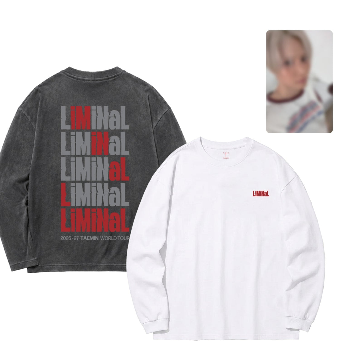 [PRE-ORDER] TAEMIN - [LiMiNaL in SEOUL OFFICIAL MD] LONG SLEEVE T-SHIRT SHINee  DKshop