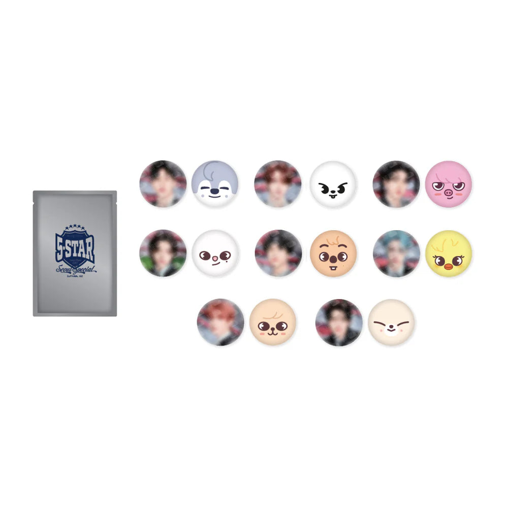 [5-STAR Seoul Special] Stray Kids - Stray Kids TRADING CAN BADGE (Random Ver.)