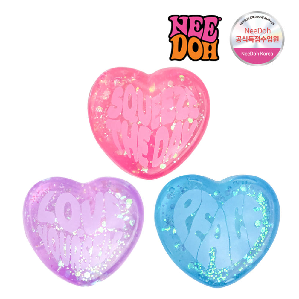 Needoh Bling Heart Stress Ball Squishy Needoh  DKshop