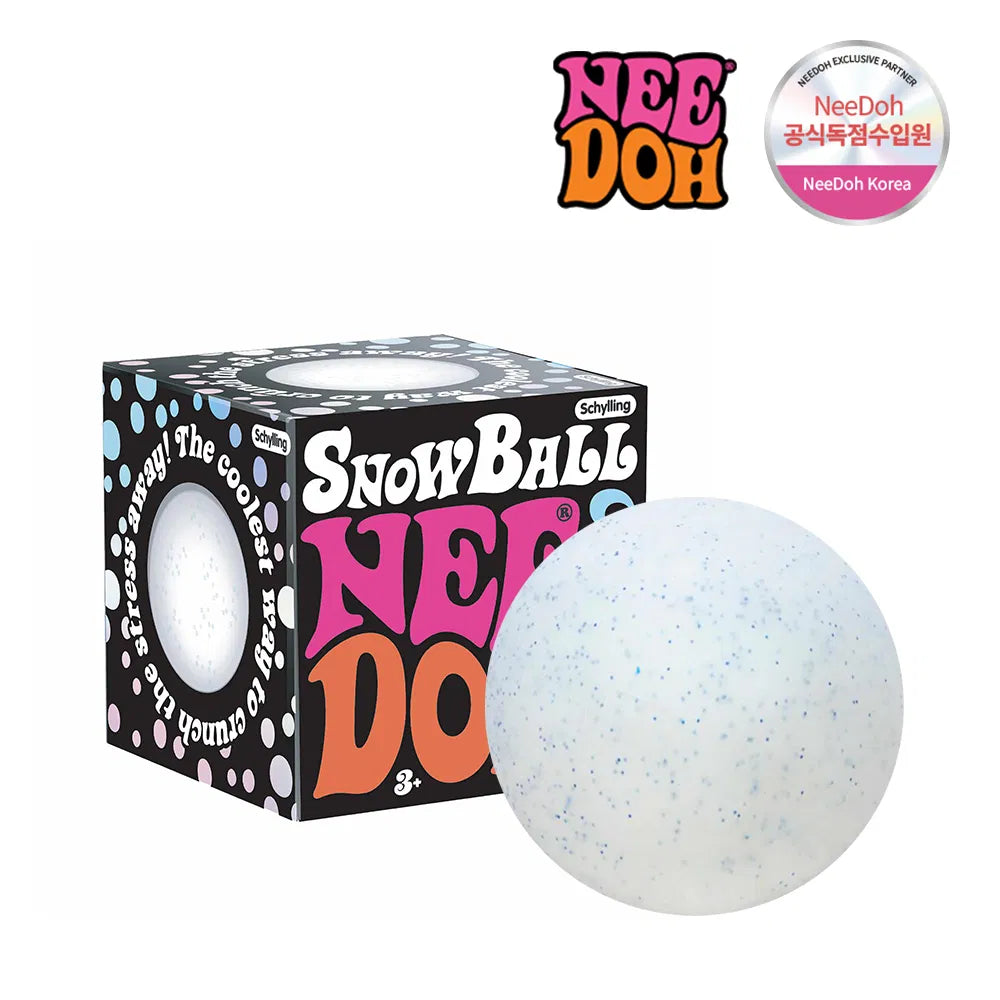 Needoh Snow Ball Crunch Stress Ball Squishy Needoh  DKshop