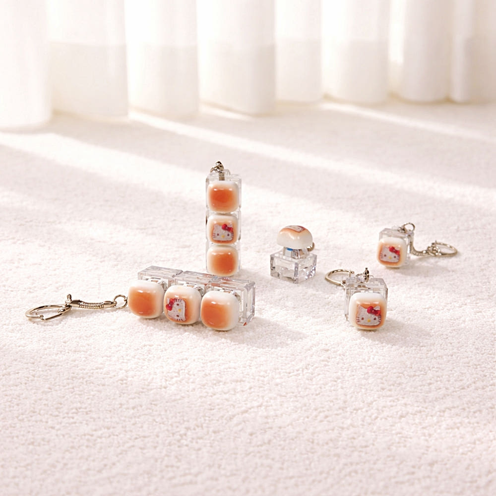 SANRIO CHARACTERS Hello Kitty Key Cap Key Ring Sanrio  DKshop