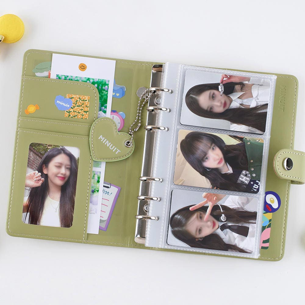 MINUIT Macaron 6-Hole Photo Card Binder Collect Book MINUIT  DKshop