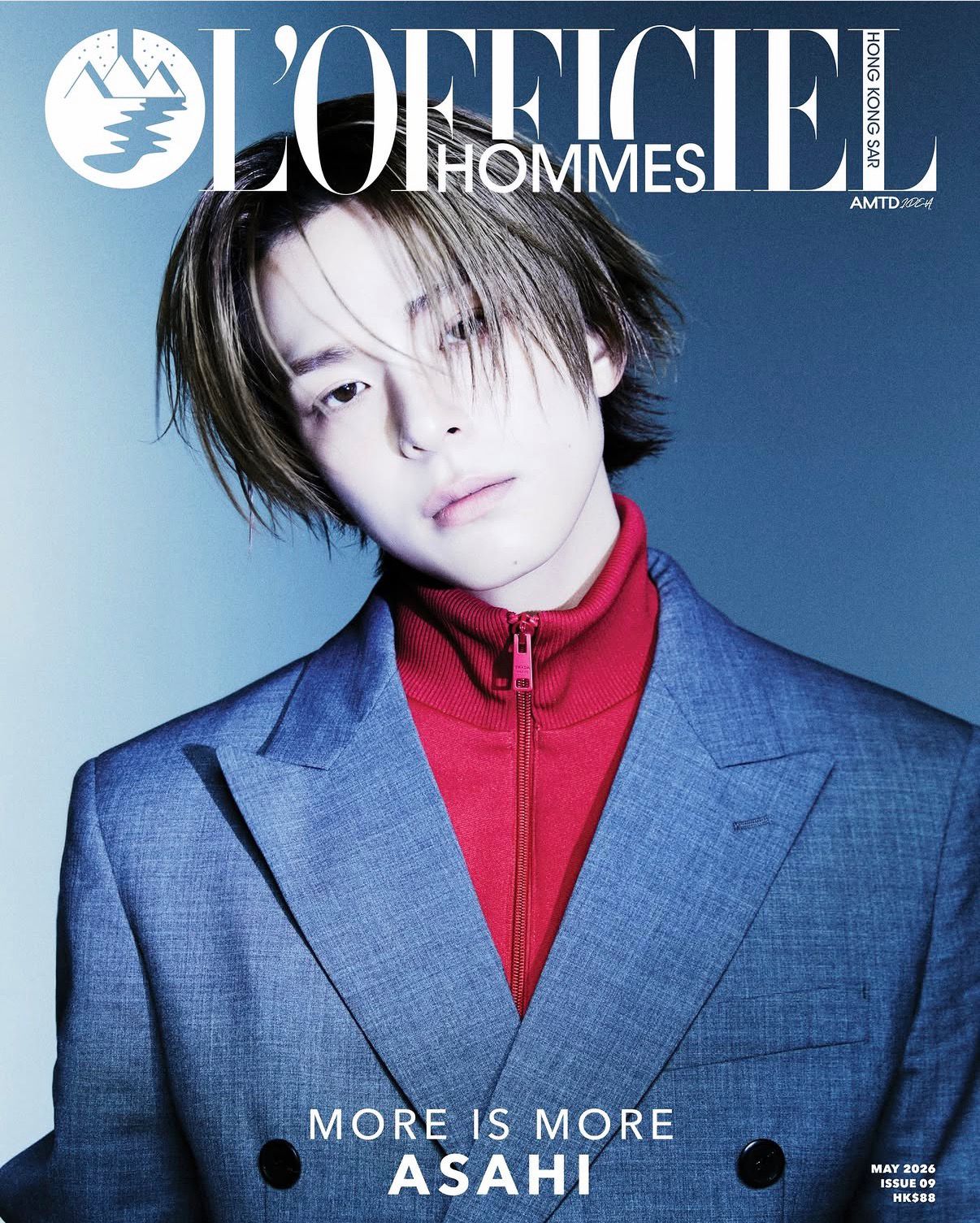 [PRE-ORDER] L'OFFICIEL HOMMES HONG KONG MAGAZINE 2026.05 (COVER : TREASURE ASAHI) TREASURE  DKshop