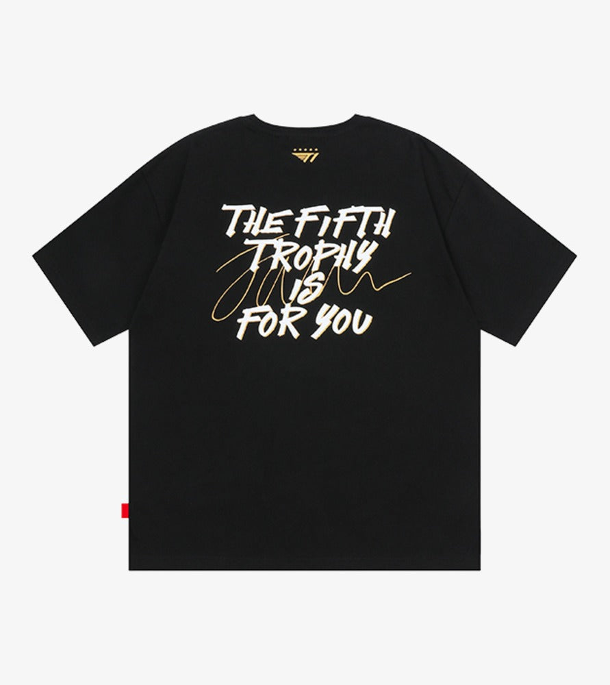 T1 Faker Fifth Trophy T-Shirt T1 SHOP  DKshop