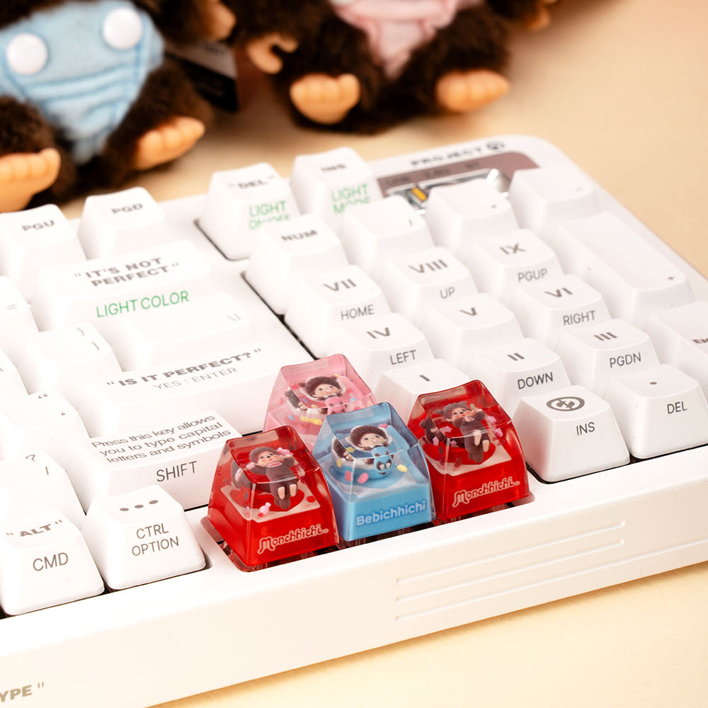 ROYCHE Monchhichi Bebichhichi Resin Keycap (4 Types) ROYCHE  DKshop