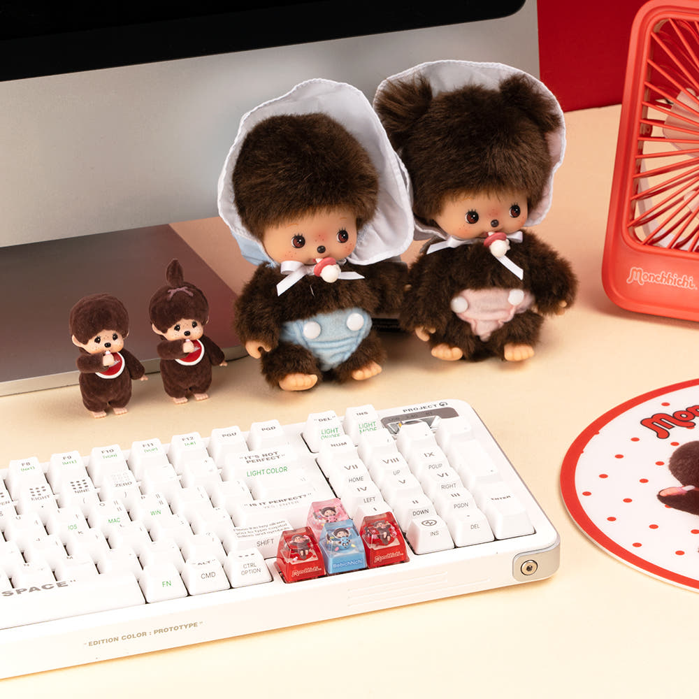 ROYCHE Monchhichi Bebichhichi Resin Keycap (4 Types) ROYCHE  DKshop