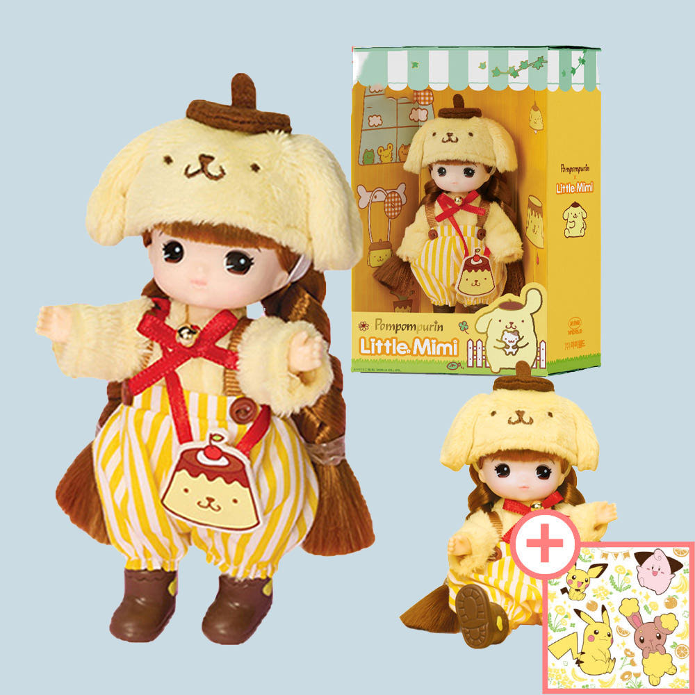 [MIMI WORLD X SANRIO CHARACTERS] Little Mimi Doll Pompompurin Figure MIMI WORLD  DKshop