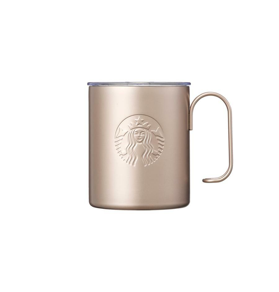 Starbucks SS siren copper tumbler & good gold cup