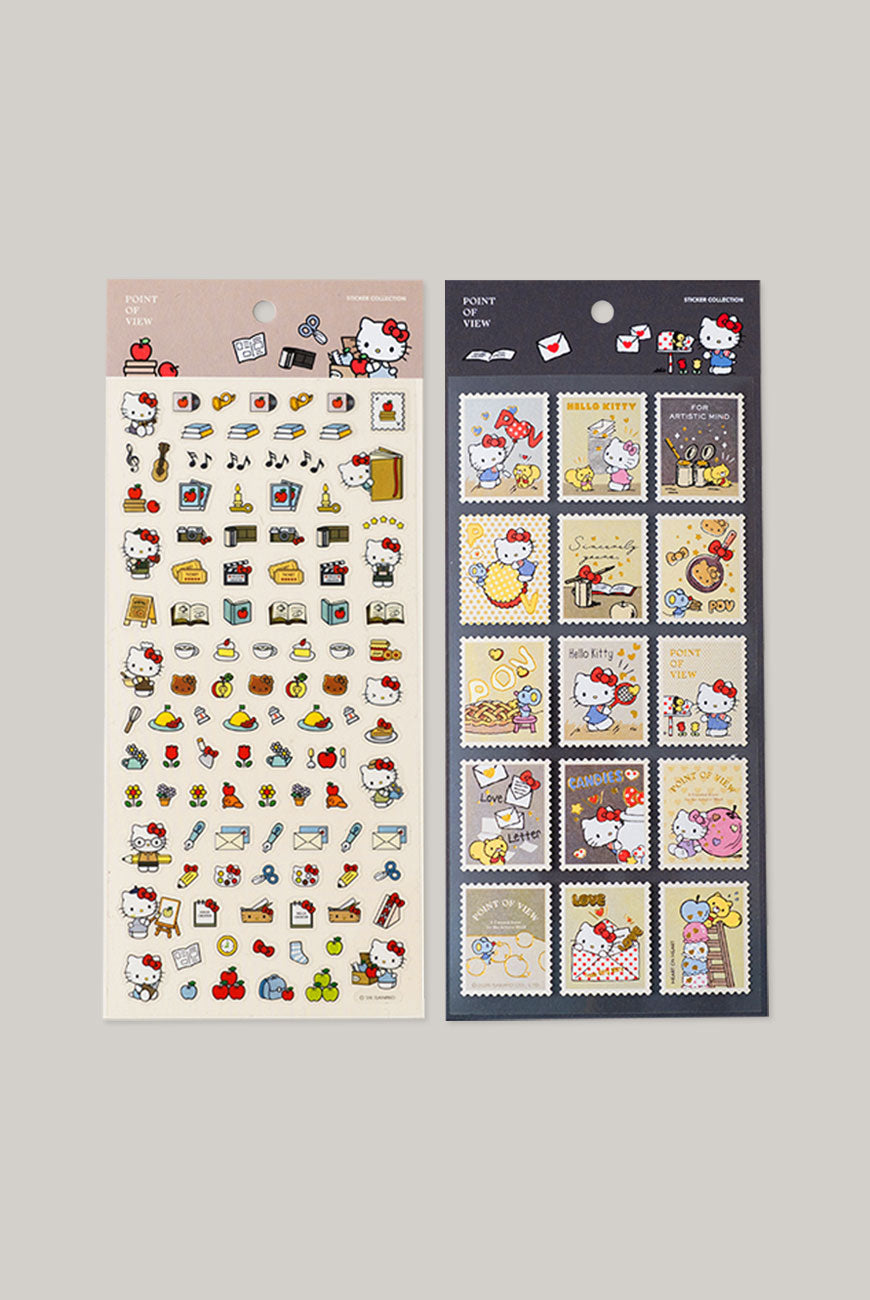[POV X Hello Kitty] Sticker 2 types POINT OF VIEW  DKshop