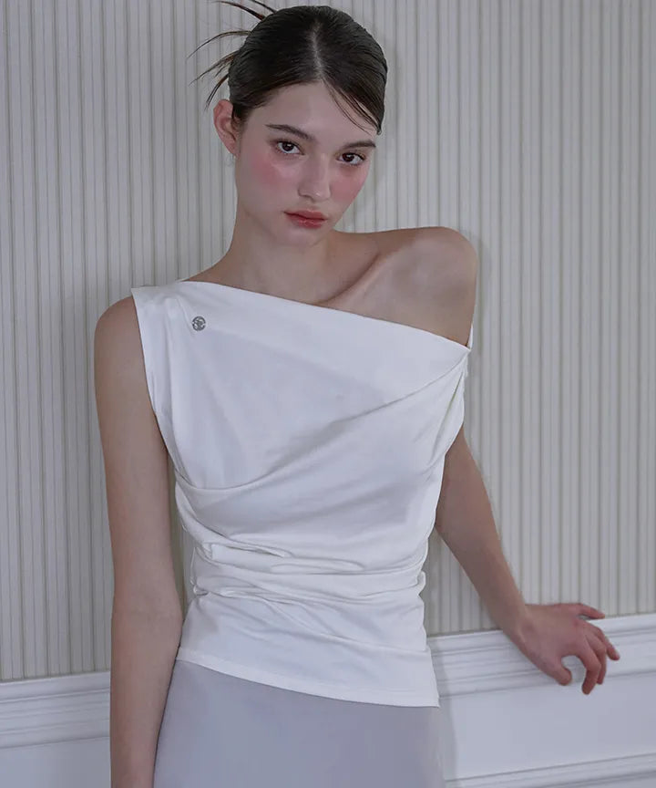 Rose Frantz Drape Off Shoulder Sleeveless (MEOVV WEAR) Rose Frantz  DKshop