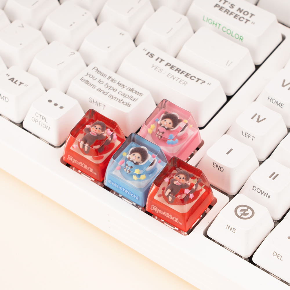 ROYCHE Monchhichi Bebichhichi Resin Keycap (4 Types) ROYCHE  DKshop