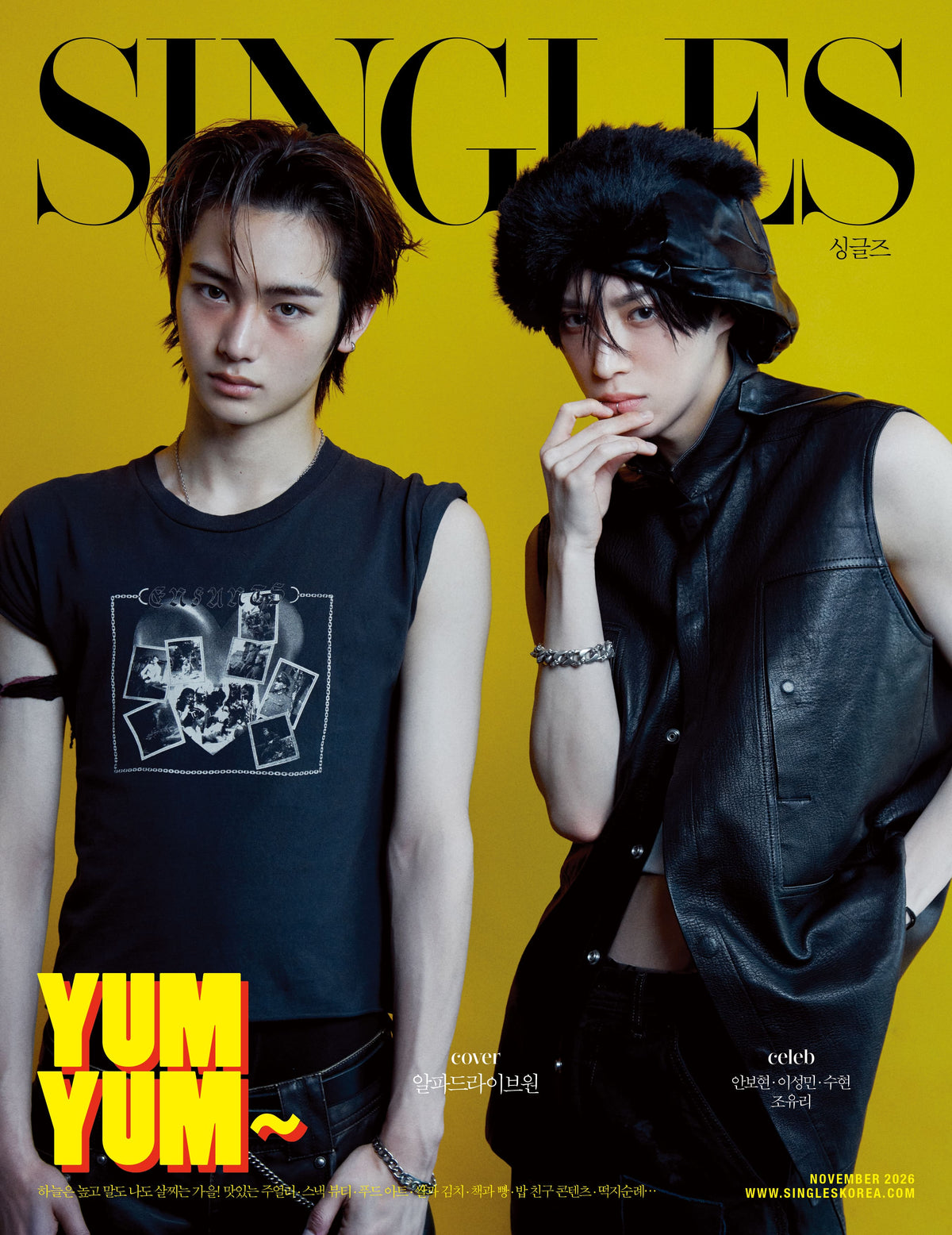 [PRE-ORDER] SINGLES KOREA MAGAZINE 2026.11 (COVER: ALPHA DRIVE ONE) ALPHA DRIVE ONE  DKshop