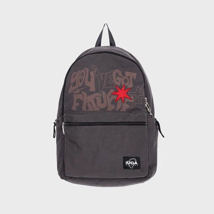 IUGAMAKARAS Printed Twill Pocket Backpack IUGAMAKARAS  DKshop