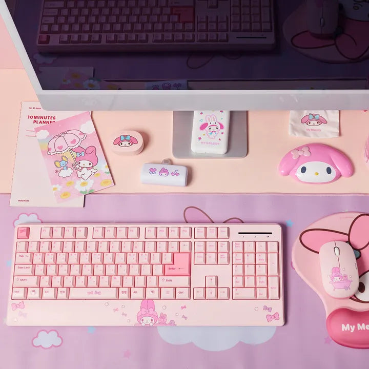 [DIGITAL VENTUS] MY MELODY Retro Wireless Keyboard & Mouse Combo Set DIGITAL VENTUS  DKshop
