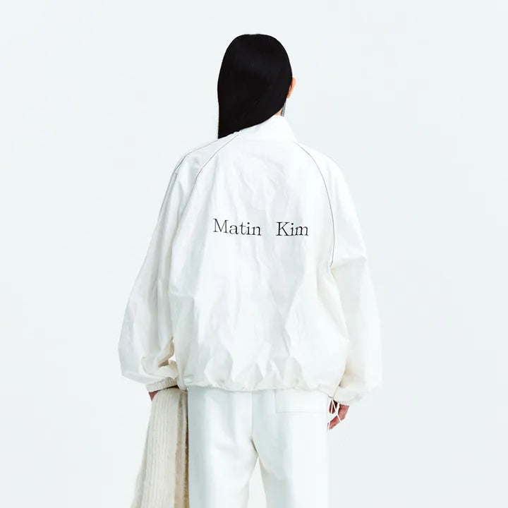 Matin Kim LOGO COATING JUMPER Matin Kim  DKshop