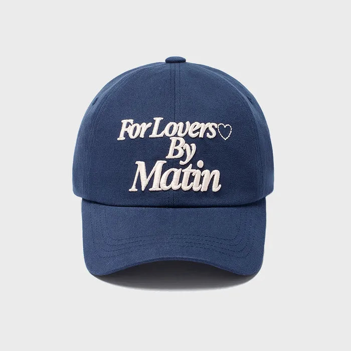 Matin Kim FOR LOVERS LOGO POINT BALL CAP Matin Kim  DKshop