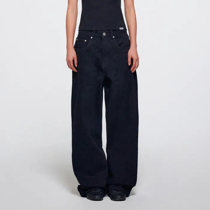 ERA WOMEN ERA WIDE FIT DENIM PANTS (BLACKPINK JENNIE WEAR) ERA  DKshop