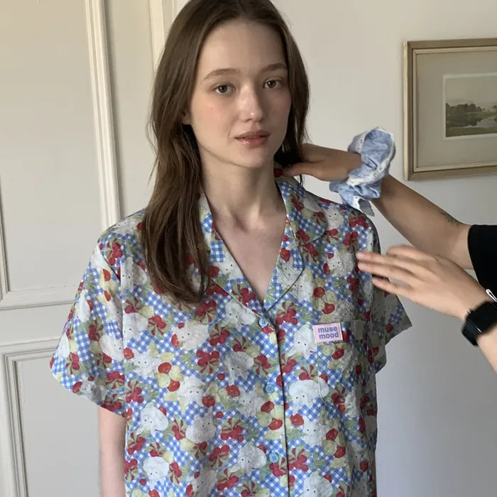 muse mood vegetable market summer pajama muse mood  DKshop