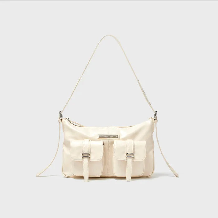 Matin Kim DOUBLE POCKET SHOULDER BAG Matin Kim DOUBLE POCKET SHOULDER BAG