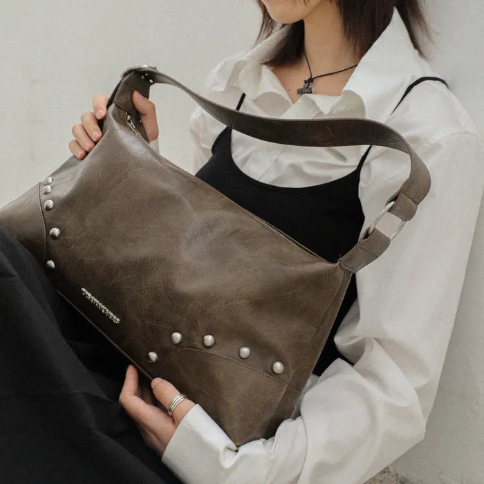 IUGAMAKARAS Studded Hobo Bag IUGAMAKARAS  DKshop