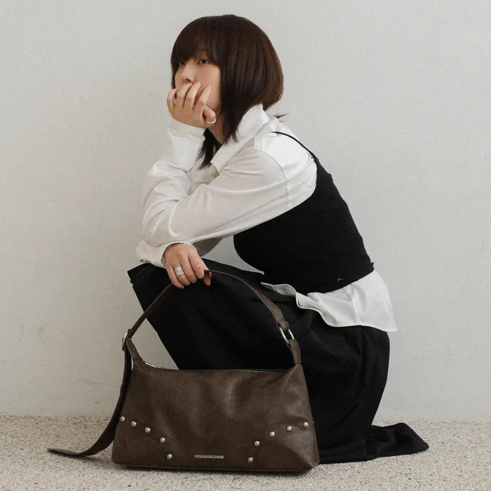 IUGAMAKARAS Studded Hobo Bag IUGAMAKARAS  DKshop