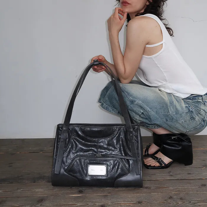 Matin Kim TWO WAY STRAP SQUARE BAG Matin Kim  DKshop