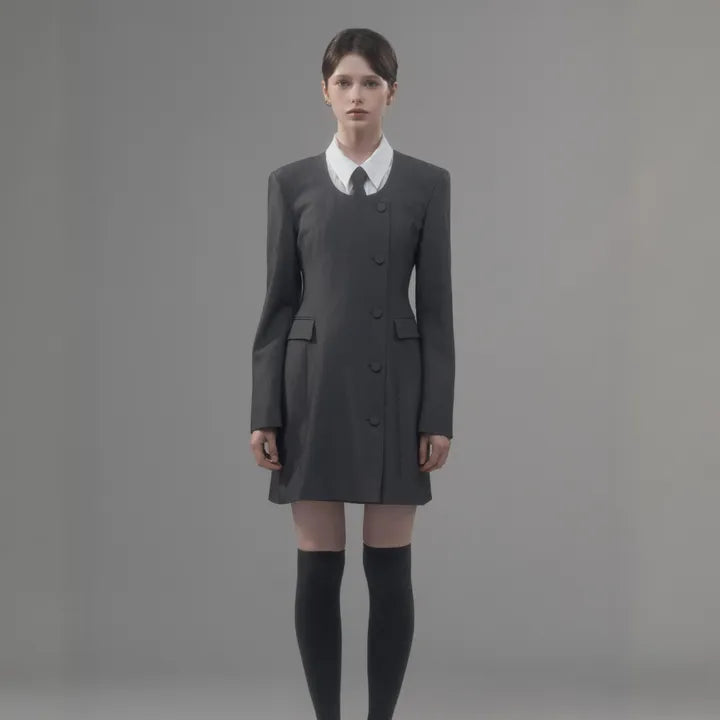 mausoleum Jenn Flare Suit Jacket Dress DKshop  DKshop