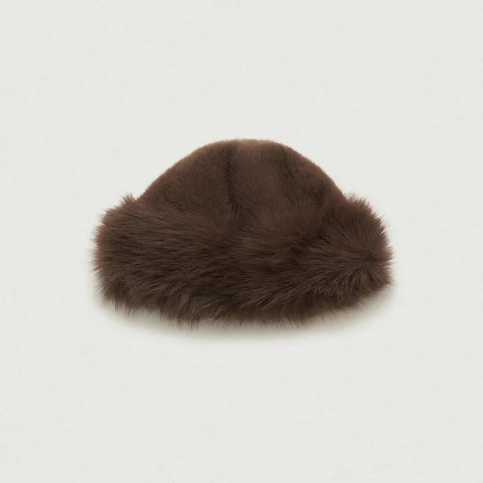 the Barnnet Marron Faux Fur Hat the Barnnet  DKshop