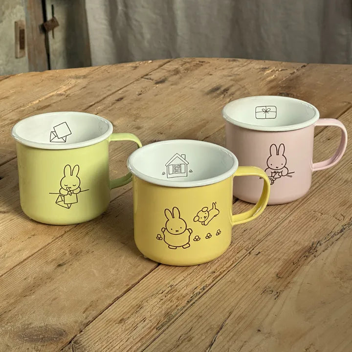 EJIRY FujiHoro Miffy Pastel Enamel Mug 400ml EJIRY  DKshop