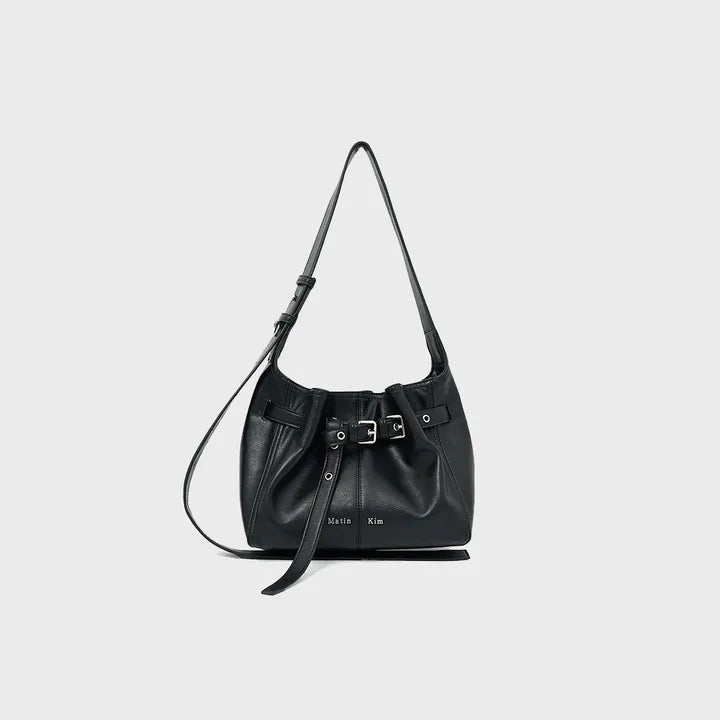 Matin Kim BELTED VOLUNN SMALL BUCKET BAG Matin Kim  DKshop