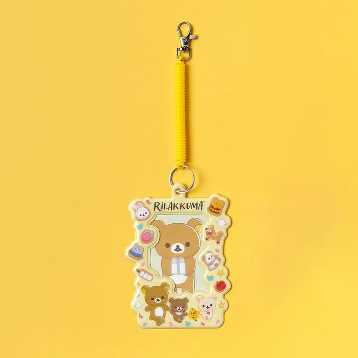Rilakkuma Photocard Holder Keychain Rilakkuma  DKshop