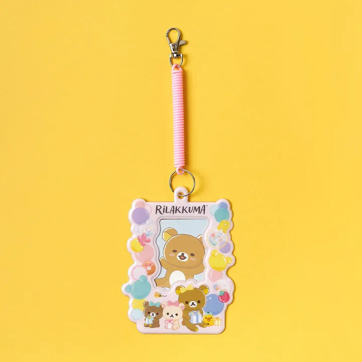 Rilakkuma Photocard Holder Keychain Rilakkuma  DKshop
