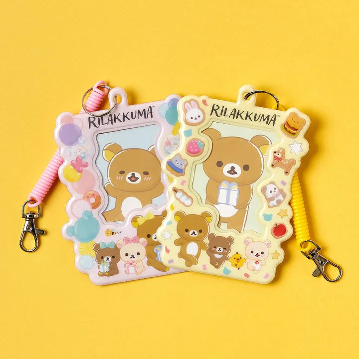 Rilakkuma Photocard Holder Keychain Rilakkuma  DKshop