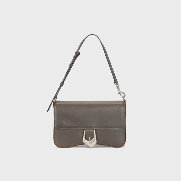 Matin Kim BOLD BUCKLE LEATHER SHOULDER BAG Matin Kim  DKshop