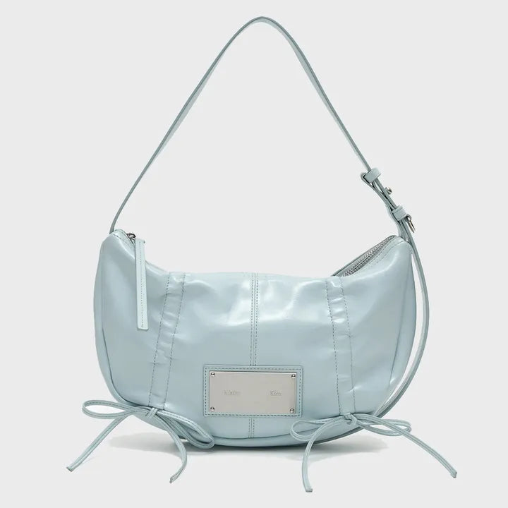 Matin Kim HALF SHIRRING RIBBON ROUND BAG Matin Kim  DKshop
